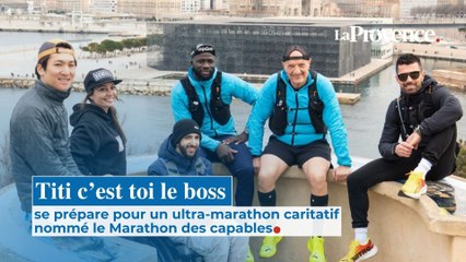Titi c’est toi le boss se prépare pour un ultra-marathon caritatif nommé le Marathon des capable