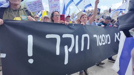 'He is killing us' - Israeli protesters vent anger at Netanyahu's cabinet