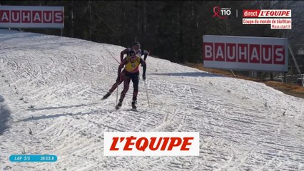 Samuelsson remporte la mass-start devant Perrot - Biathlon - CM (H)