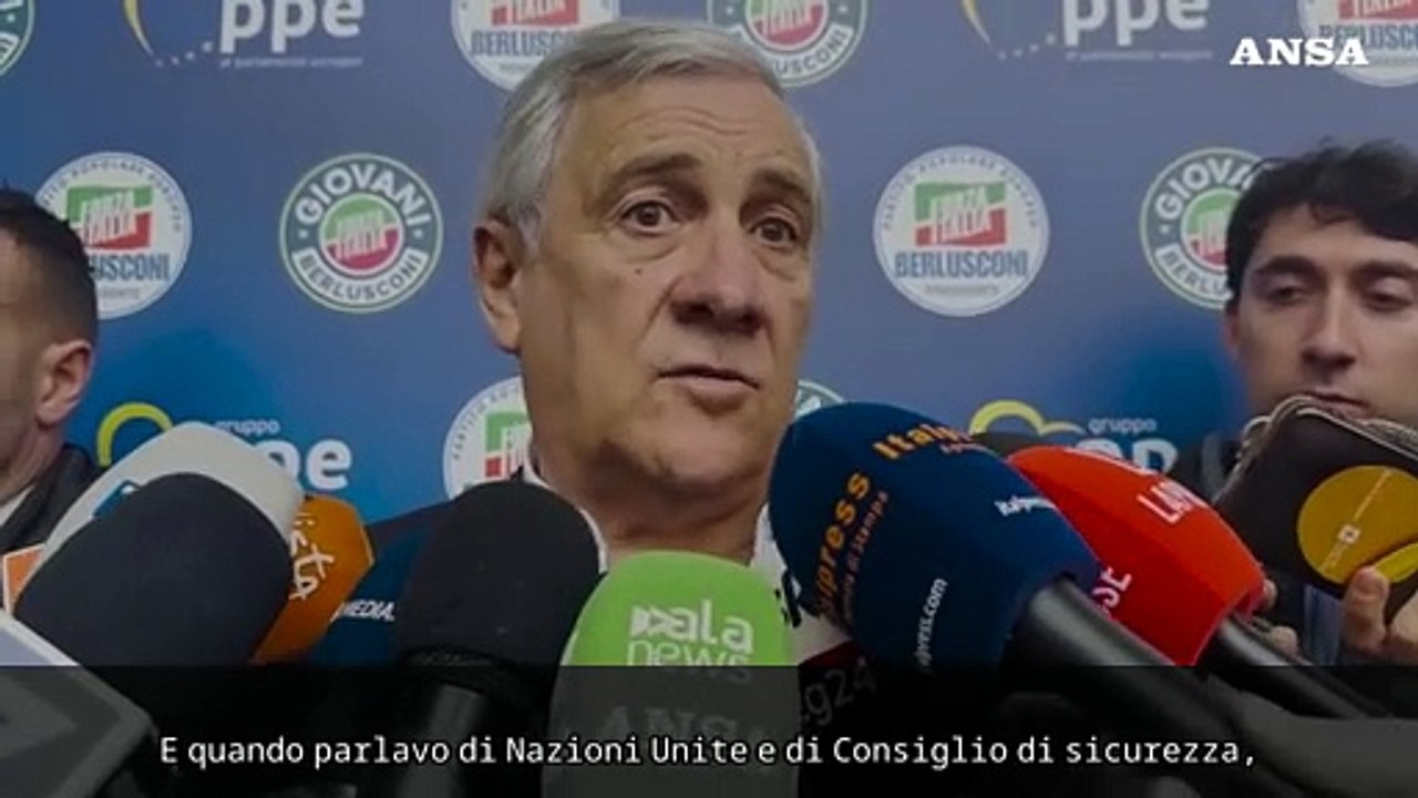 Tajani: "Bene l'apertura della Cina alla missione di pace in Ucraina"