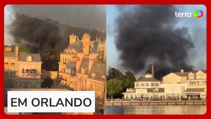 Incêndio atinge parque da Disney nos EUA