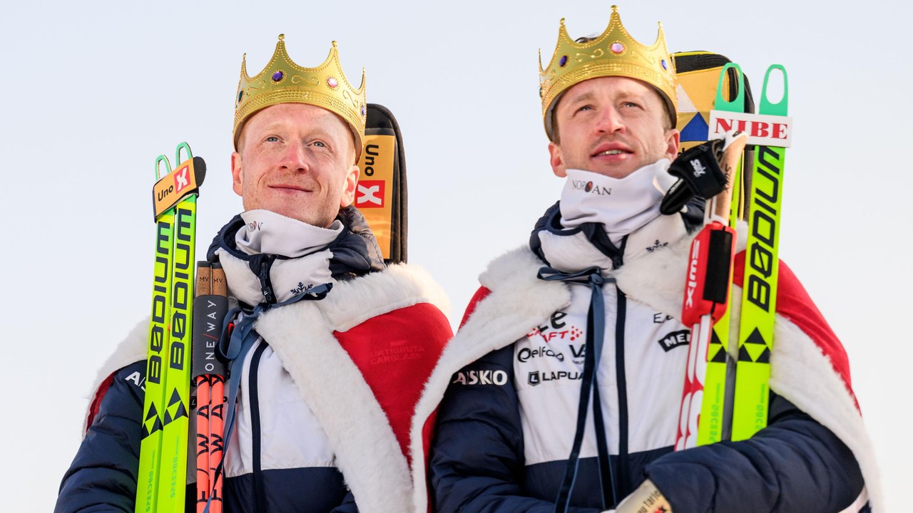 Inklusive Sektdusche: Bö-Brüder überqueren zum letzten Mal die Ziellinie