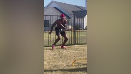 Chiefs' WR Xavier Worthy pushes his body to the limit in brutal offseason grind