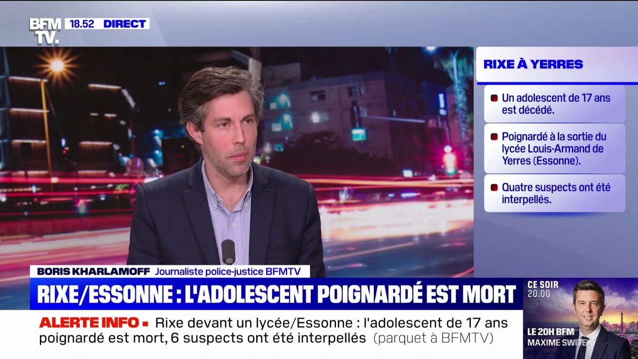 Essonne: un jeune homme de 17 ans tué devant un lycée à Yerres, 6 personnes arrêtées