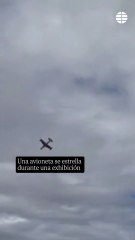 ¡Trágico final! Muere piloto tras estrellarse avioneta en exhibición aérea en Sudáfrica
