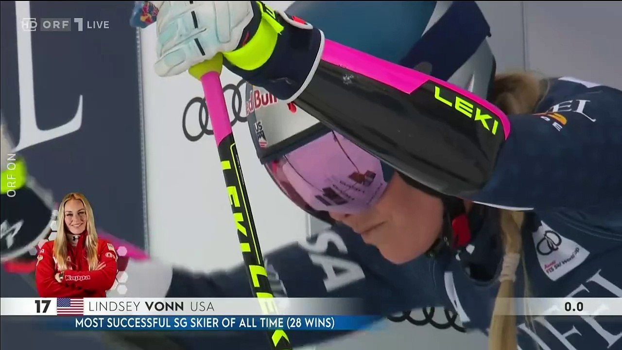 Lindsey Vonn - Sun Valley Super G (2nd Place)