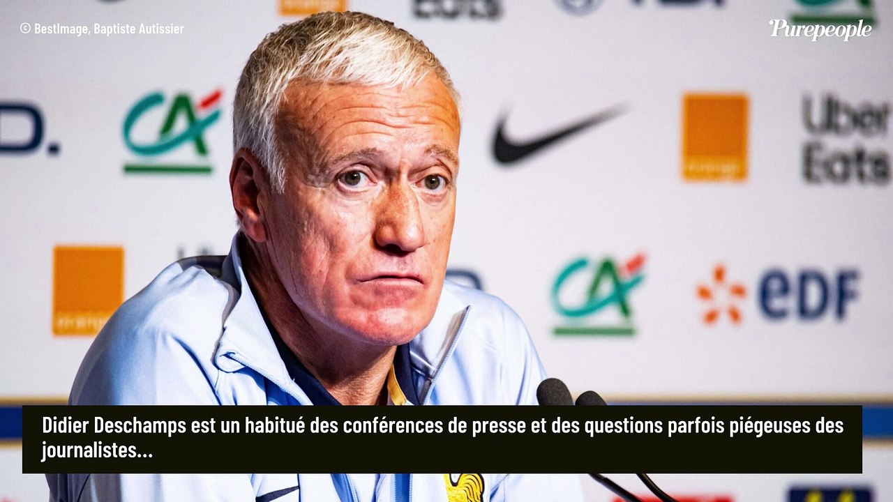 Tombé dans le panneau ! La réaction de Didier Deschamps aux propos d’un journaliste d'humeur taquine fait mouche