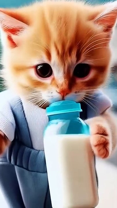 Drinking Cat