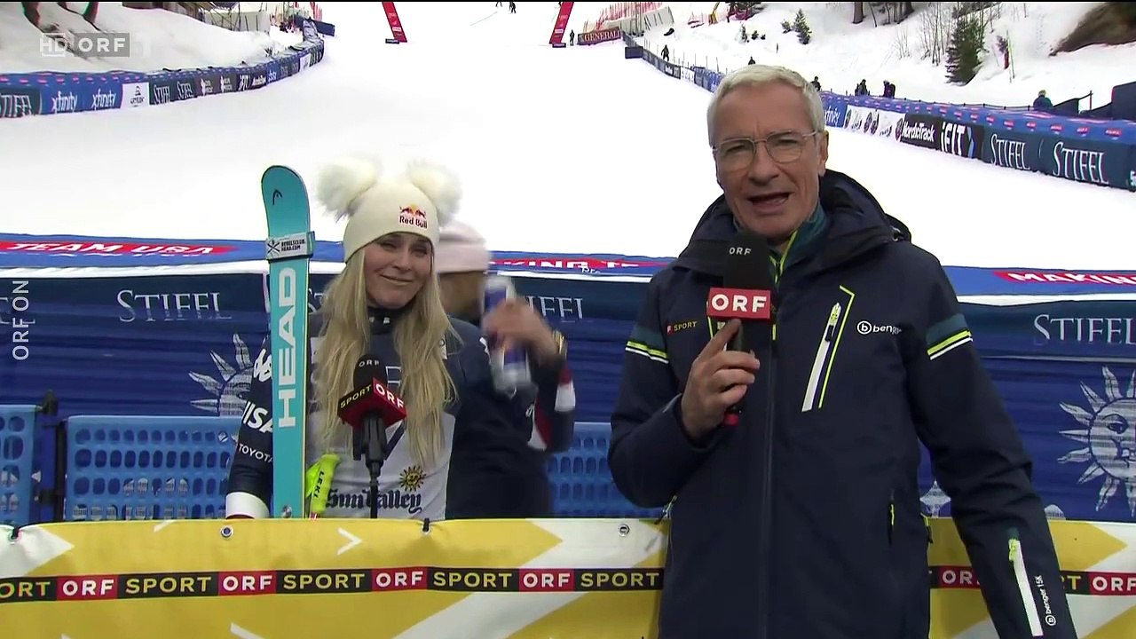 Lindsey Vonn - Sun Valley Super G Interview