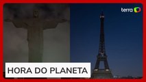 Monumentos ao redor do mundo apagam as luzes durante 60 minutos
