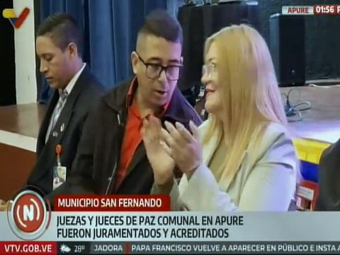 Jueces y juezas de paz comunal fueron acreditados por el TSJ en el estado Apure