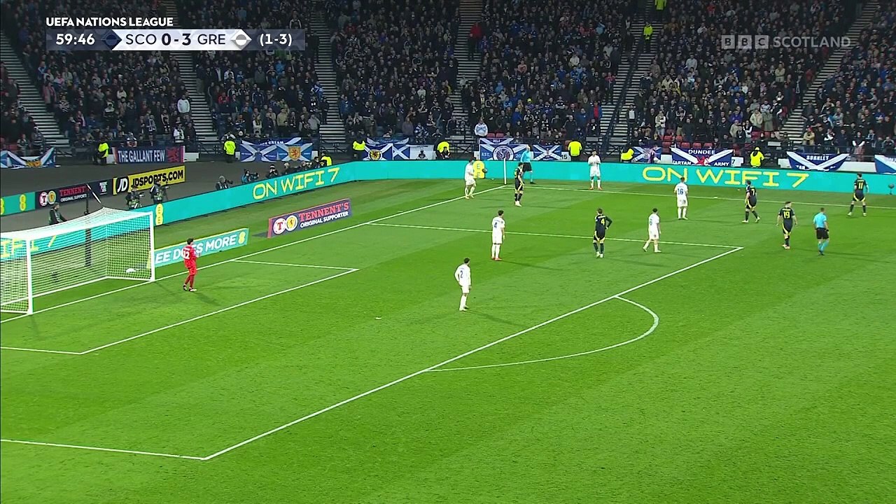 Scotland Vs Greece 2 half Nations League 2nd Leg Playoffs Agg (1-0)