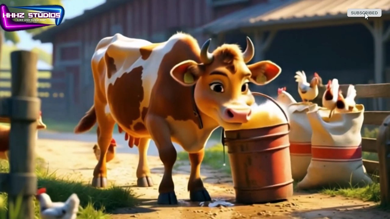 The Hard working cow and lazy bull