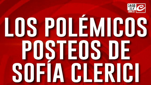 Sofia Clerici sobre Jesica Cirio: Cuando sos mala persona y oscura, te pasan cosas malas