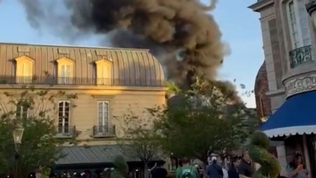 Massive smoke plumes captured above Disney’s EPCOT after fire breaks out at theme park