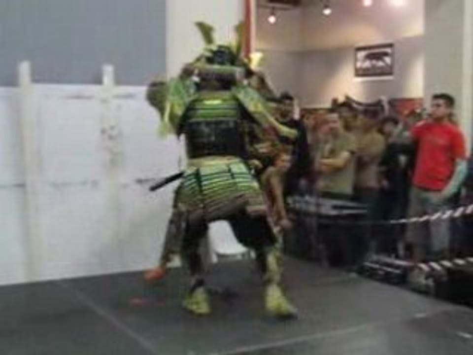Samurai demonstration (tattoo convention 08) gazi