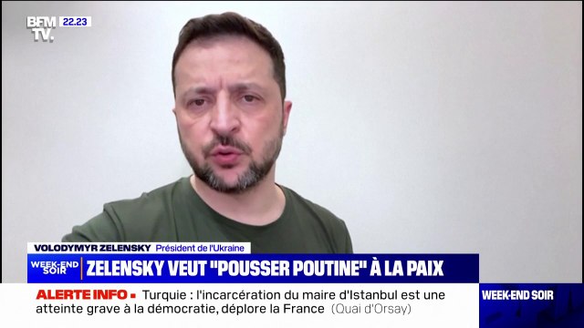 Pourparlers de paix en Ukraine: Celui qui a déclenché cette guerre doit l'arrêter , déclare Volodymyr Zelensky, au sujet de Vladimir Poutine