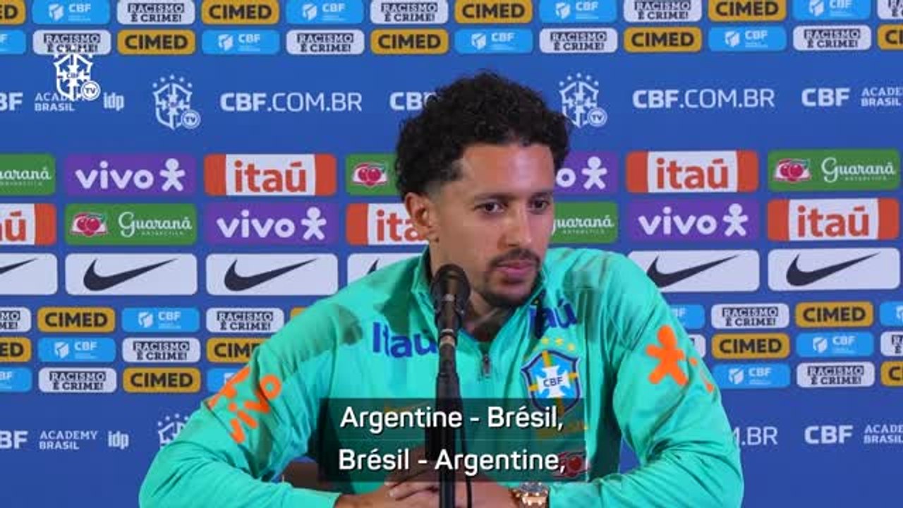 Brésil - Marquinhos : “Argentine-Brésil, toujours un match à part”