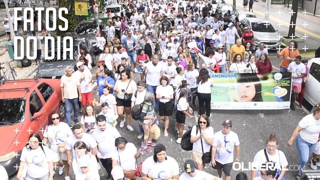 ‘Caminhada Down’ reúne neste domingo (23) centenas de pessoas na praça Batista Campos, em Belém