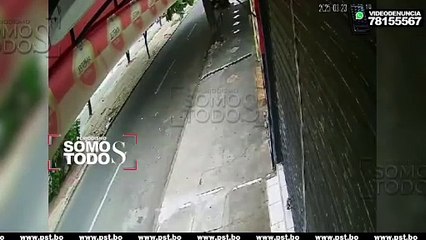 Cámaras de seguridad del hecho