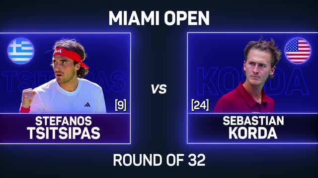 Korda stuns Tsitsipas in Miami