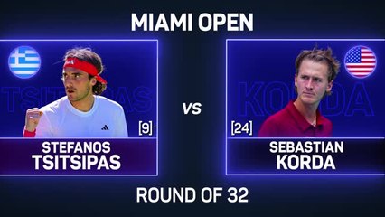 Korda stuns Tsitsipas in Miami