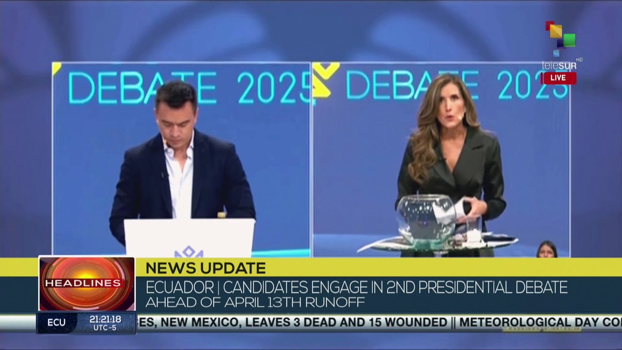 Ecuador | Candidates debate economy axis during presidential debate