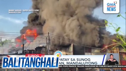 Batang lalaki, patay sa sunog sa Brgy. Namayan, Mandaluyong | Balitanghali