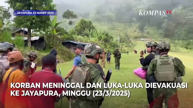 Momen Evakuasi Korban Penyerangan KKB di Yahukimo, 1 Orang Guru Meninggal