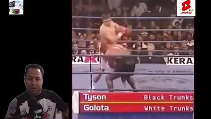 Mike Tyson vs  Andrew Golota Showdown!   ¡Confrontación!