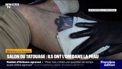 "On vit pour ce club" : au Salon international du tatouage à Marseille, ils ont l'OM dans la peau