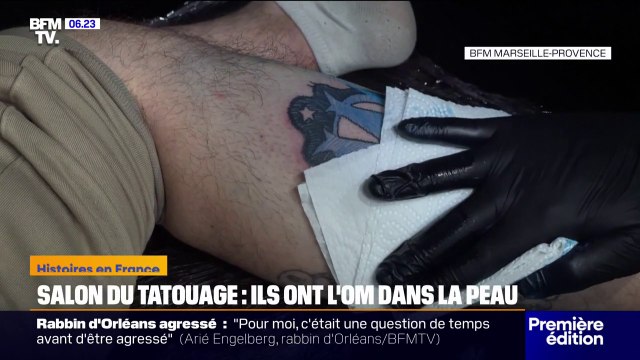 On vit pour ce club : au Salon international du tatouage à Marseille, ils ont l'OM dans la peau