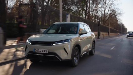 Byd Atto 2 in Hiking Green Driving Video