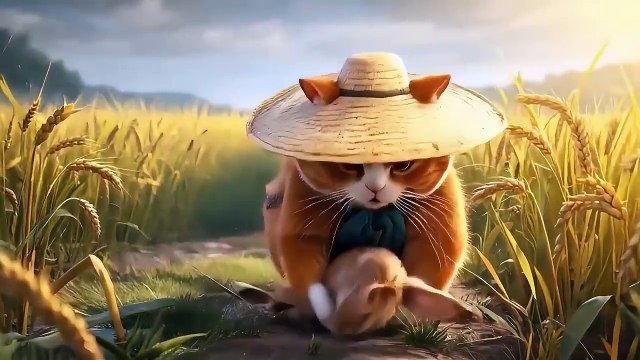 Sweet cat and rabbits😻 #CatCookingFood #catcookingfood #cat #cute #funny #cat #pets