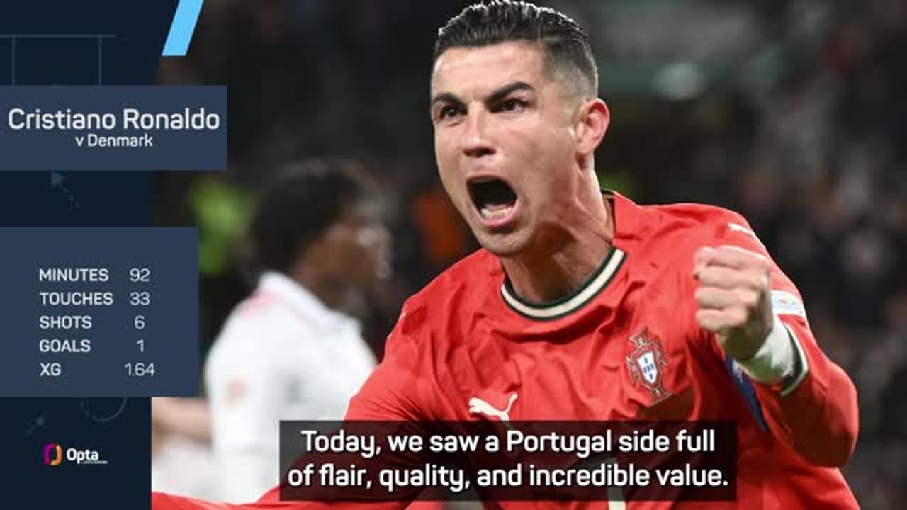 Martinez explains 'important' Ronaldo substitution
