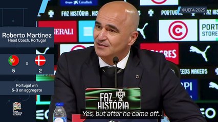 Martinez explains 'important' Ronaldo substitution