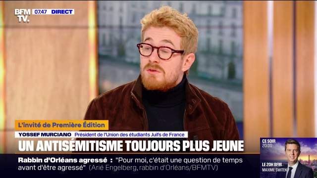 Rabbin agressé: Il y a des forces dans ce pays qui essaient de faire peur aux juifs , dénonce Yossef Murciano, président de l'UEJF