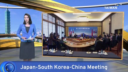 Japan, South Korea and China Foreign Ministers Hold Trilateral Meeting