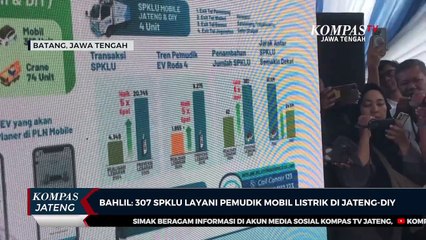 Bahlil: 307 SPKLU Layani Pemudik Mobil Listrik di Jateng