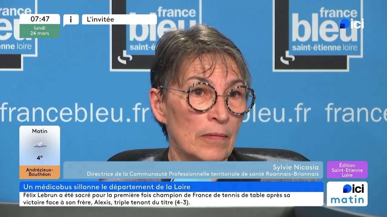 Médicobus  : Sylvie Nicosia, directrice de la CPTS du Roannais-Brionnais