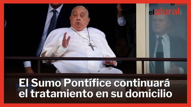 Primeras imágenes del Papa Francisco tras recibir el alta hospitalaria