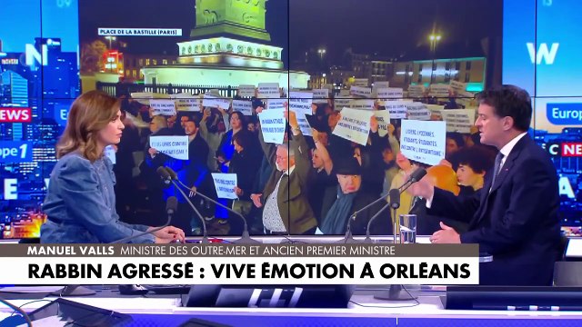 «La haine de la France s'exprime aussi par la haine des Juifs», réagit Manuel Valls après l'agression du rabbin d'Orléans