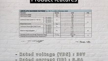 AO3404-VB is a SOT23 package N-Channel field effect MOS tube