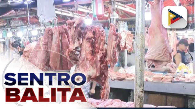 Presyo ng baboy sa ilang palengke sa Metro Manila, bumaba na batay sa monitoring ng D.A.; produksyon ng baboy, posibleng tumaas sa oras na matuloy na ang commercial use ng bakuna vs. ASF