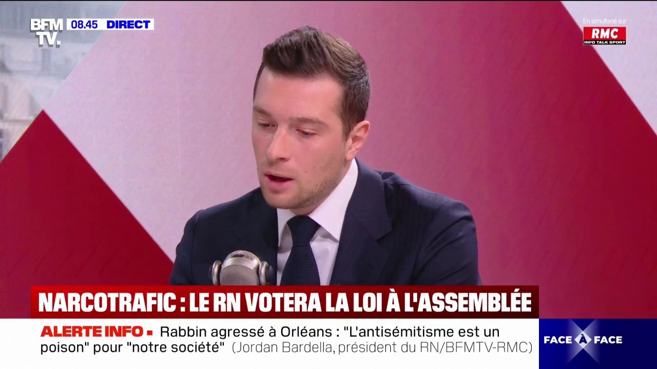 Procès des assistants parlementaires: "Marine Le Pen ne sera pas inéligible", affirme Jordan Bardella