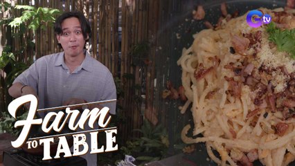 Mikoy Morales attempts to cook a LEGIT Carbonara! | Farm To Table