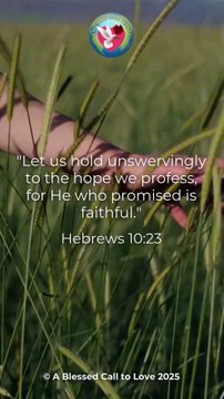 Word of God Hebrews 10:23 Scripture Video