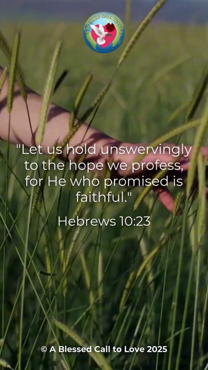 Word of God Hebrews 10:23 Scripture Video