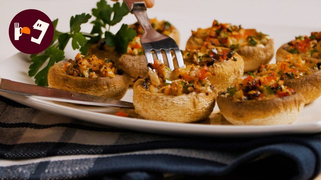 Champiñones en airfryer, receta de reaprovechamiento