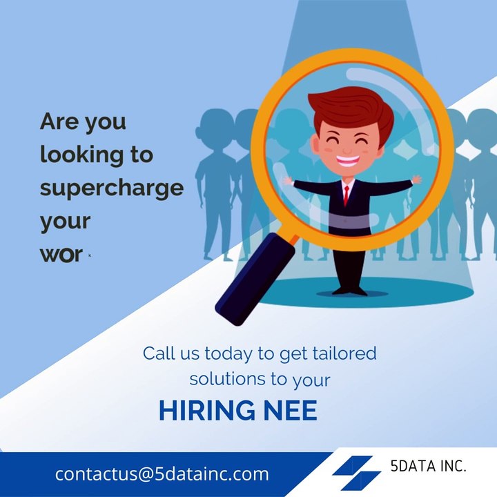 Best IT staffing companies in USA | 5Data Inc
